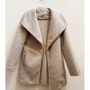 New Ann Taylor Loft Tan Teddy Jacket
